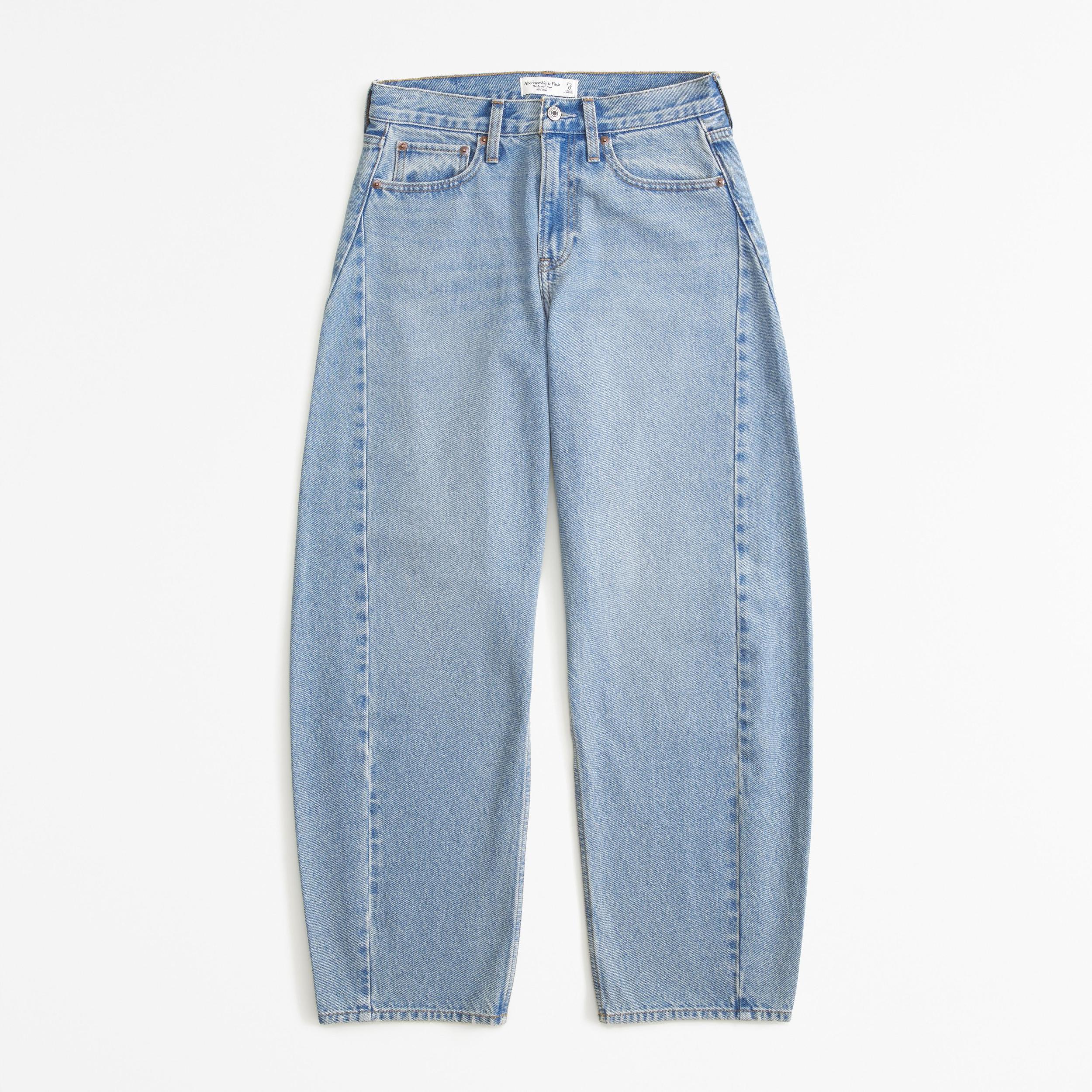 Curve Love Mid Rise Barrel Jean Product Image