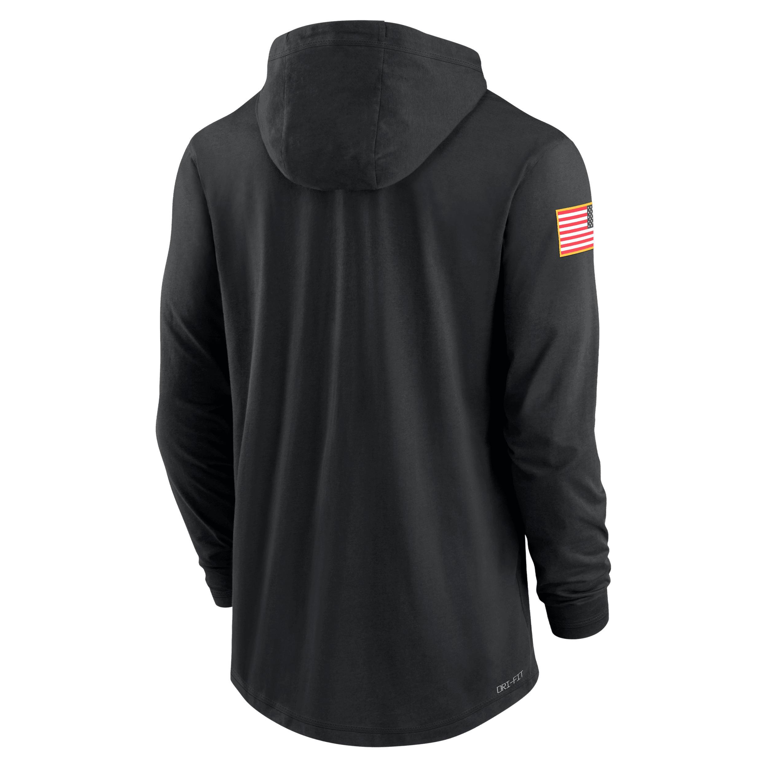 West Virginia Mountaineers Military Appreciation Mens Nike Mens Dri-FIT College Long-Sleeve Hooded Top Product Image