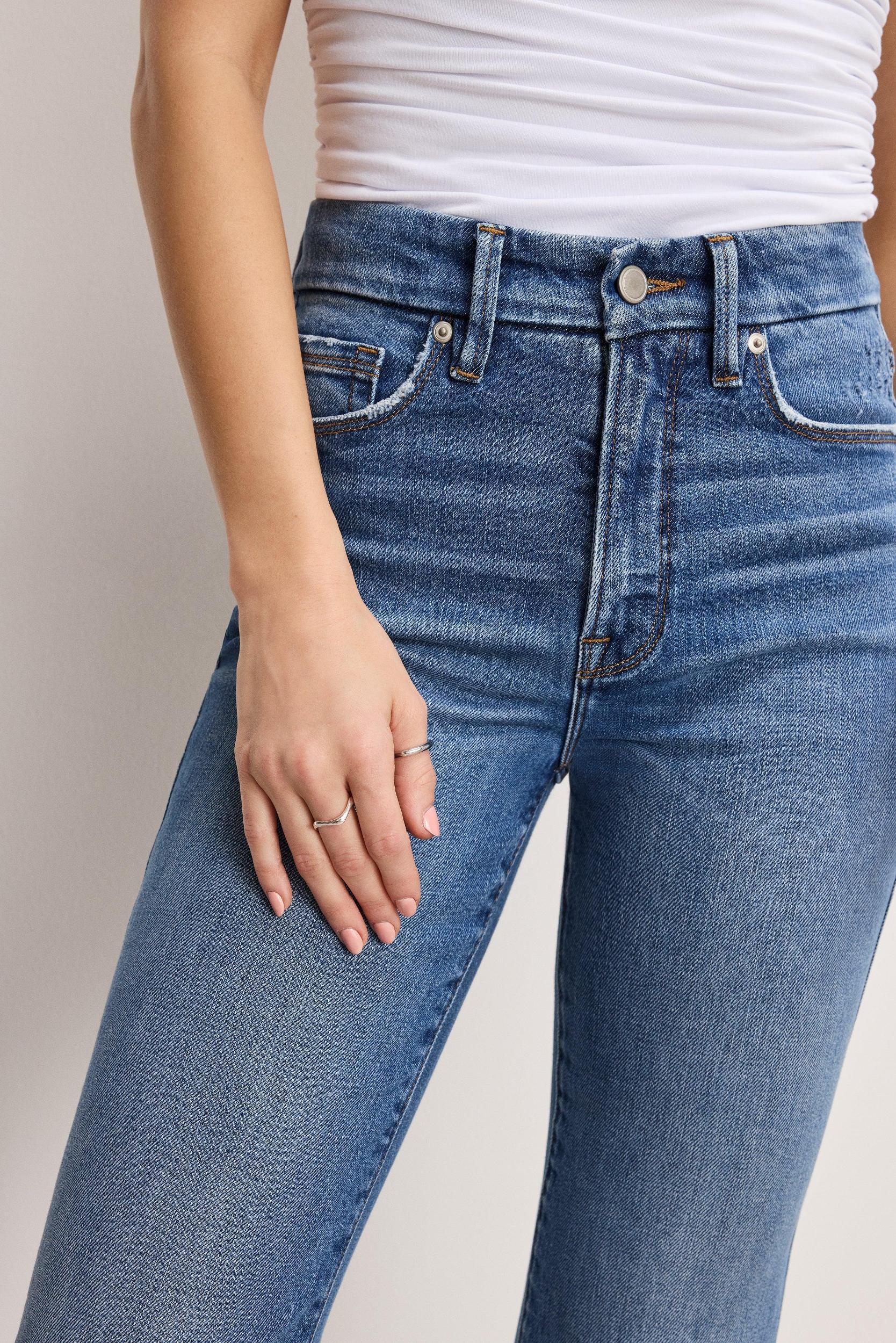 GOOD CURVE STRAIGHT JEANS | INDIGO338 Product Image