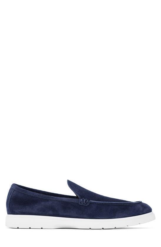 TO BOOT NEW YORK Men's Troye Suede Venetian Loafers In Blue Product Image
