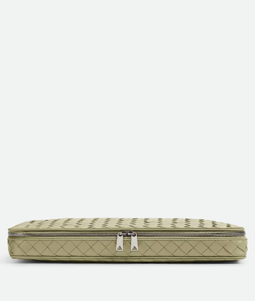 Men's Intrecciato Small Packing Cube in Travertine Product Image