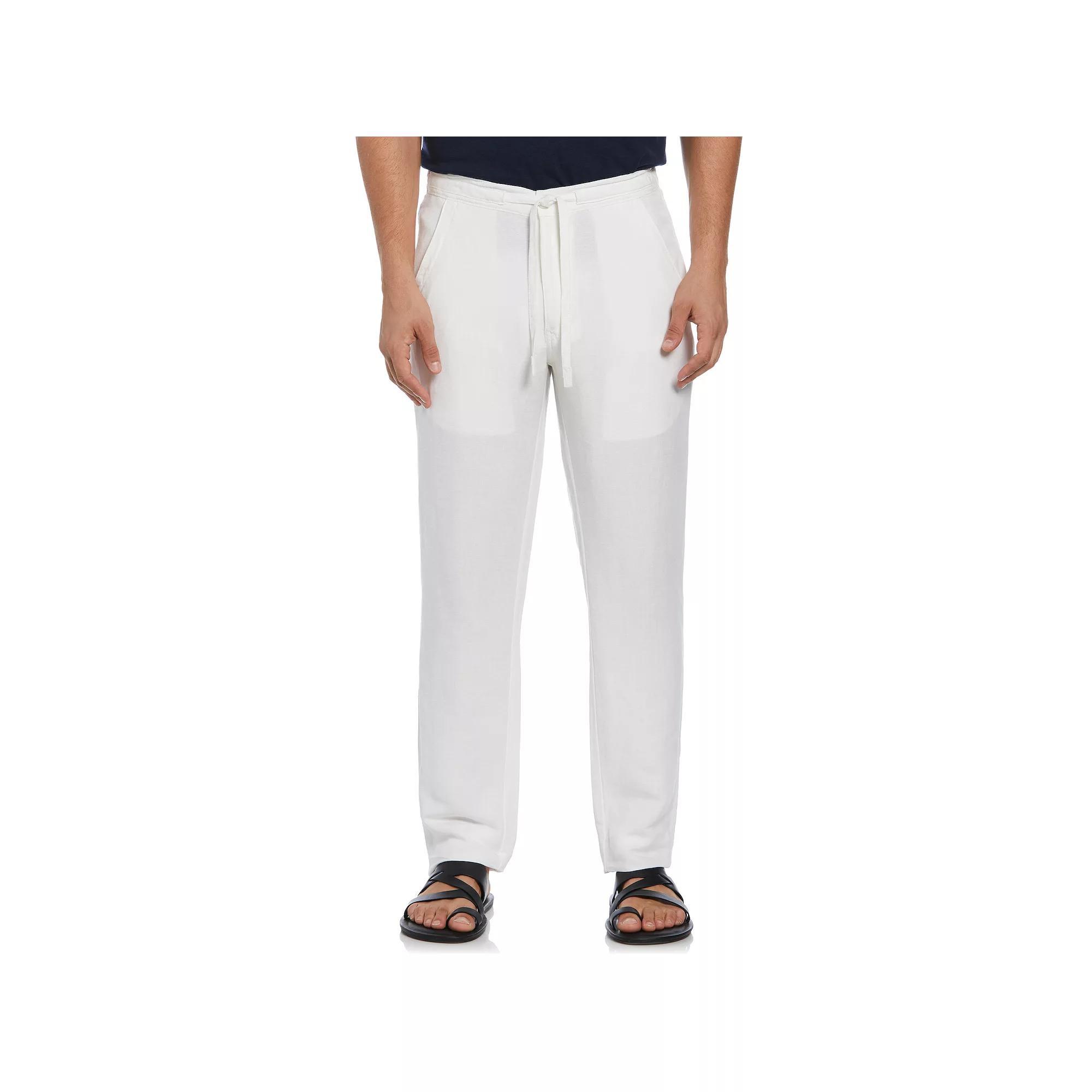 Men's Cubavera Linen Blend Drawstring Pants, Size: XXLARGE 32, Silver Product Image