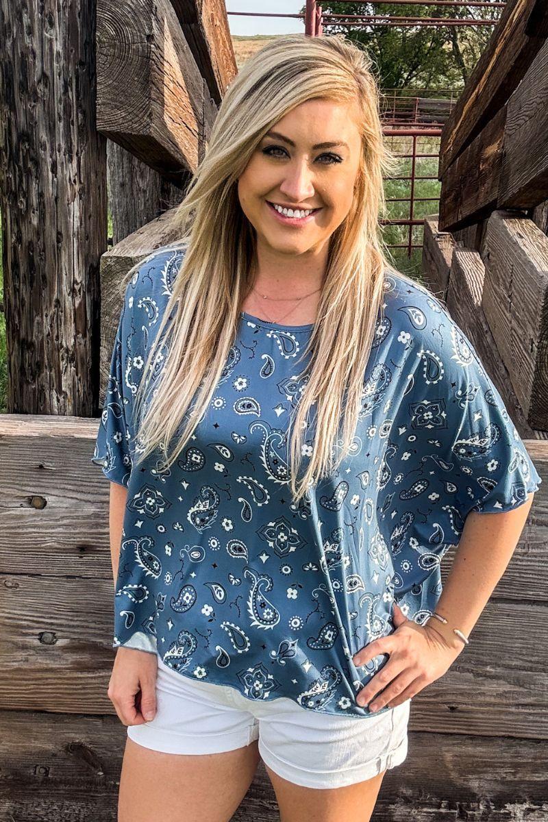 Sterling Kreek Pretty In Paisley Top Product Image