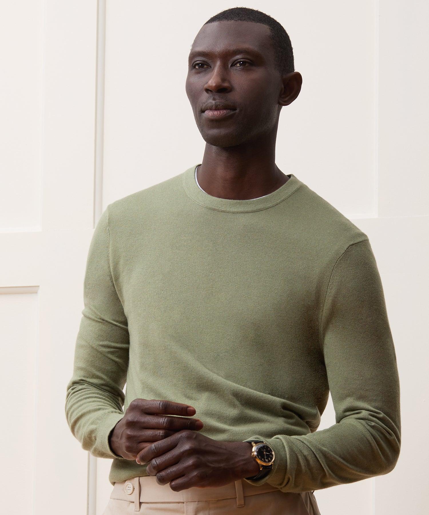 Silk-Cashmere Crewneck Sweater Product Image