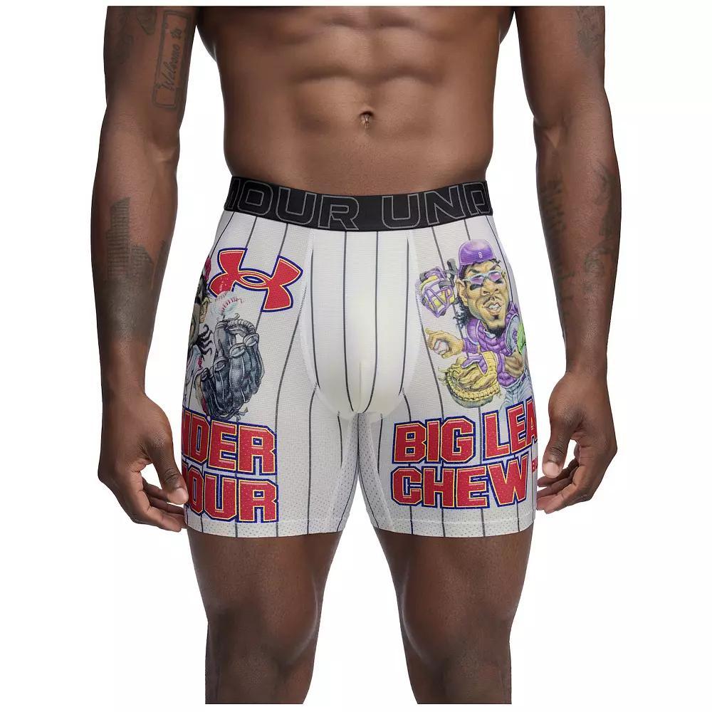Men's Under Armour Performance Tech Graphic Shorts, Size: XL, White Product Image