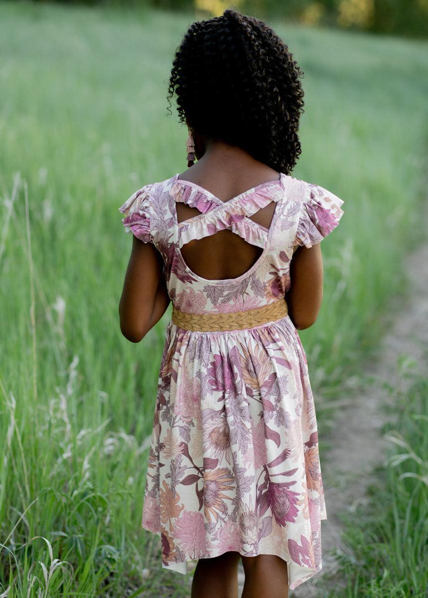 Twilla Dress in Shell Floral Girls Product Image