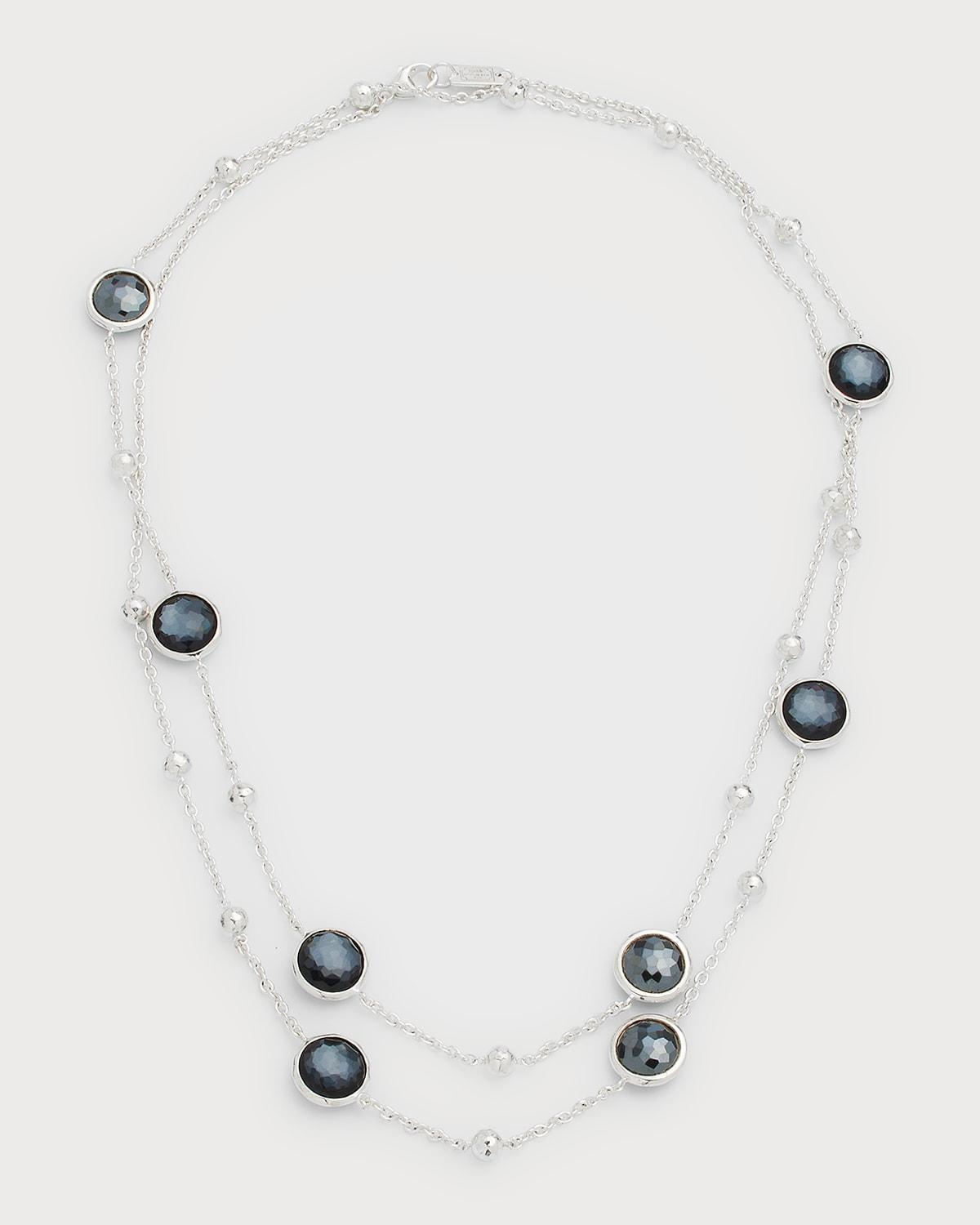 Ippolita Sterling Silver Rock Candy Mother-of-Pearl & Quartz Crystal Statement Necklace, 38 Product Image