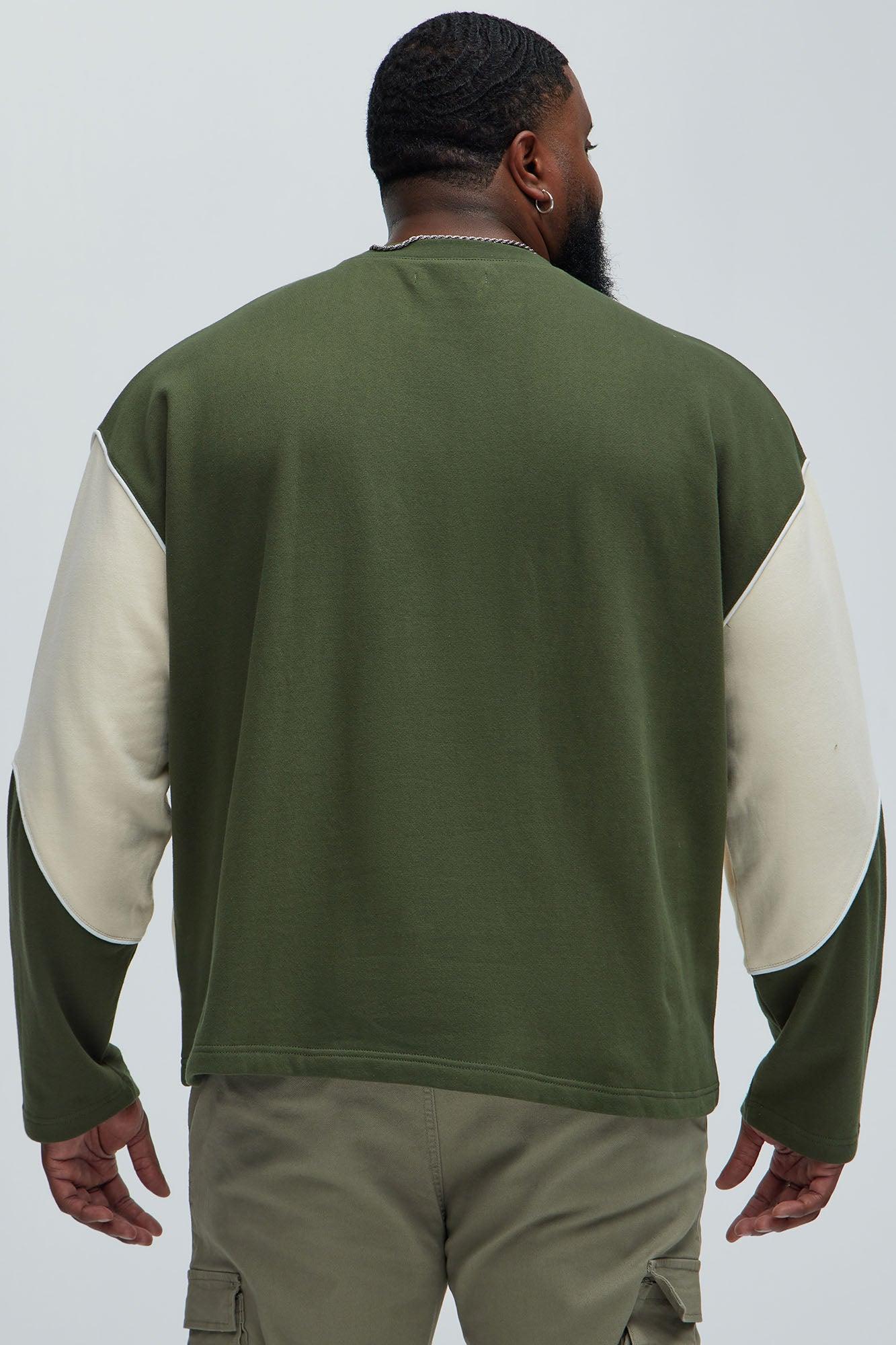 Bronx Crewneck Sweatshirt - Olive Product Image