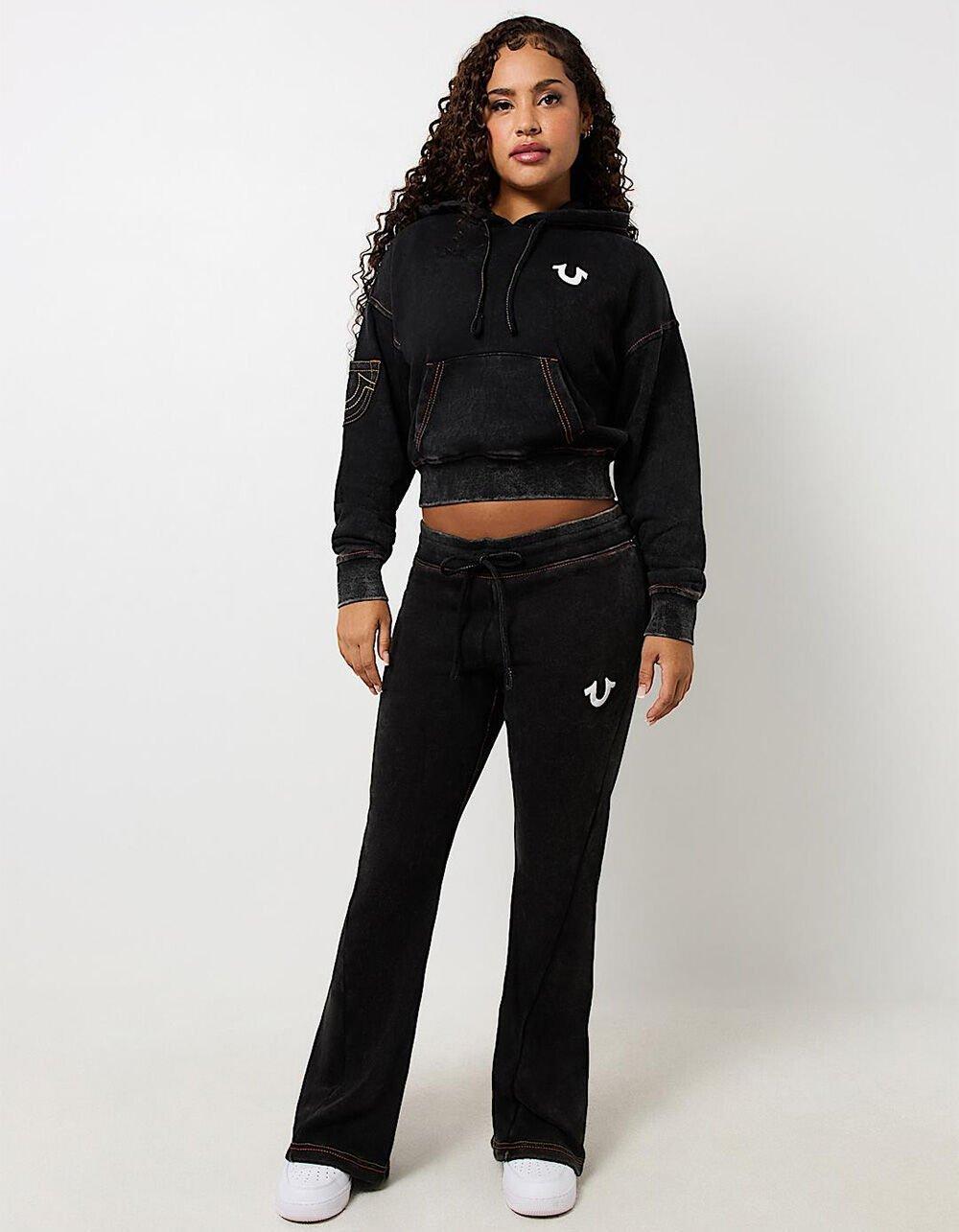 TRUE RELIGION Vintage Wash Spade Pocket Womens Low Rise Sweatpants Product Image