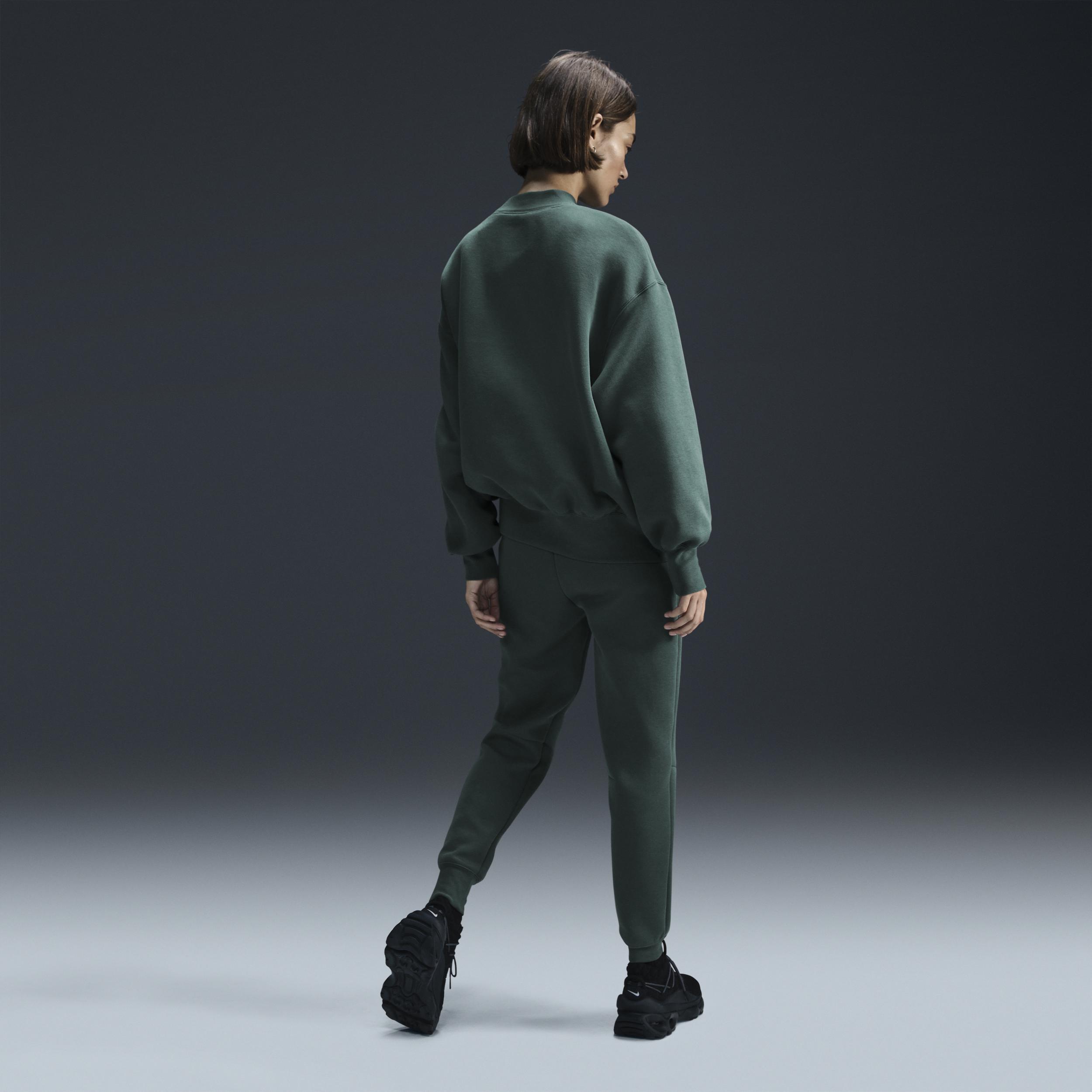 Nike Womens Sportswear Tech Fleece Oversized Crewneck Sweatshirt Product Image