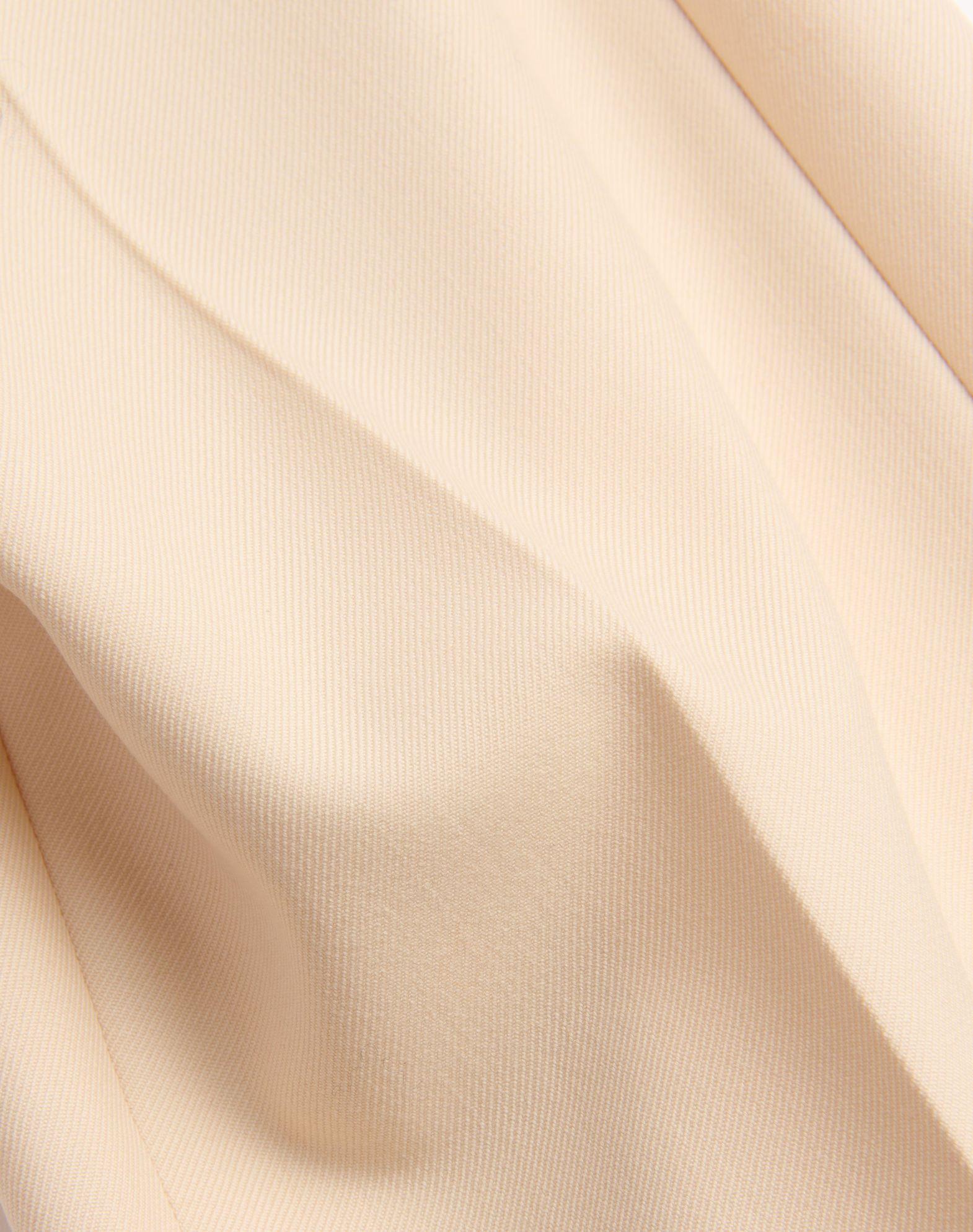 Single-Breasted Cotton And Wool Coat With Vichy Pattern Product Image