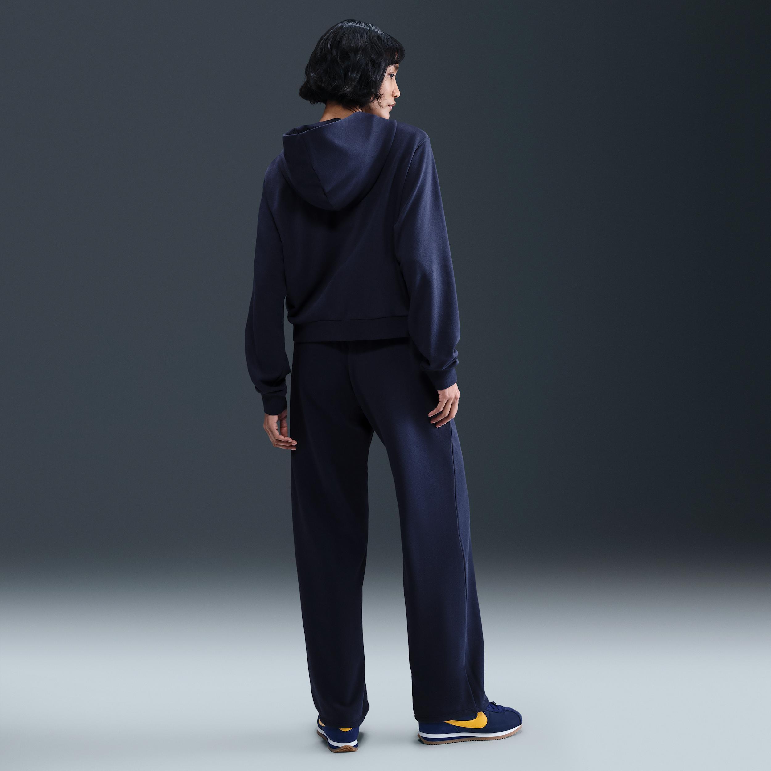 Women's Nike Sportswear Chill Terry Mid-Rise French Terry Open-Hem Sweatpants Product Image