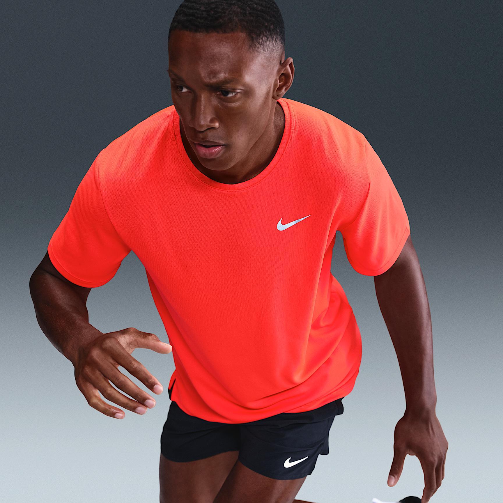 Nike Miler Men's Dri-FIT UV Short-Sleeve Running Top Product Image