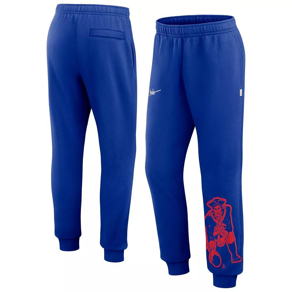 Men's Nike Royal New England Patriots Logo Crop Joggers, Size: XL, Blue Product Image
