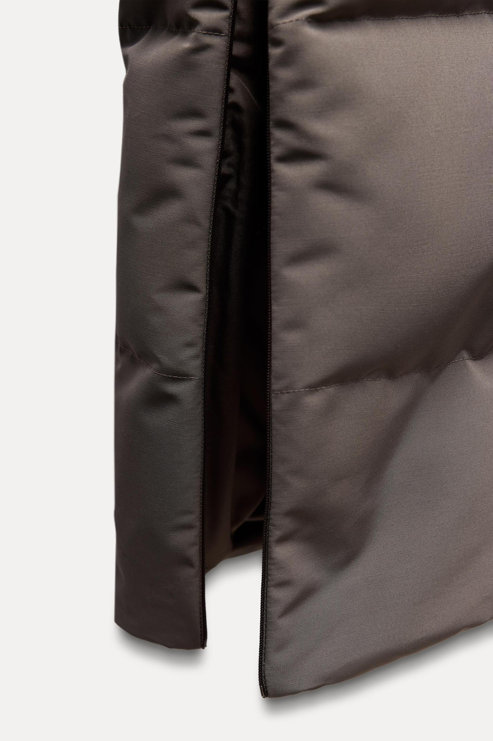 WATER AND WIND PROTECTION LONGLINE HOODED DOWN JACKET Product Image