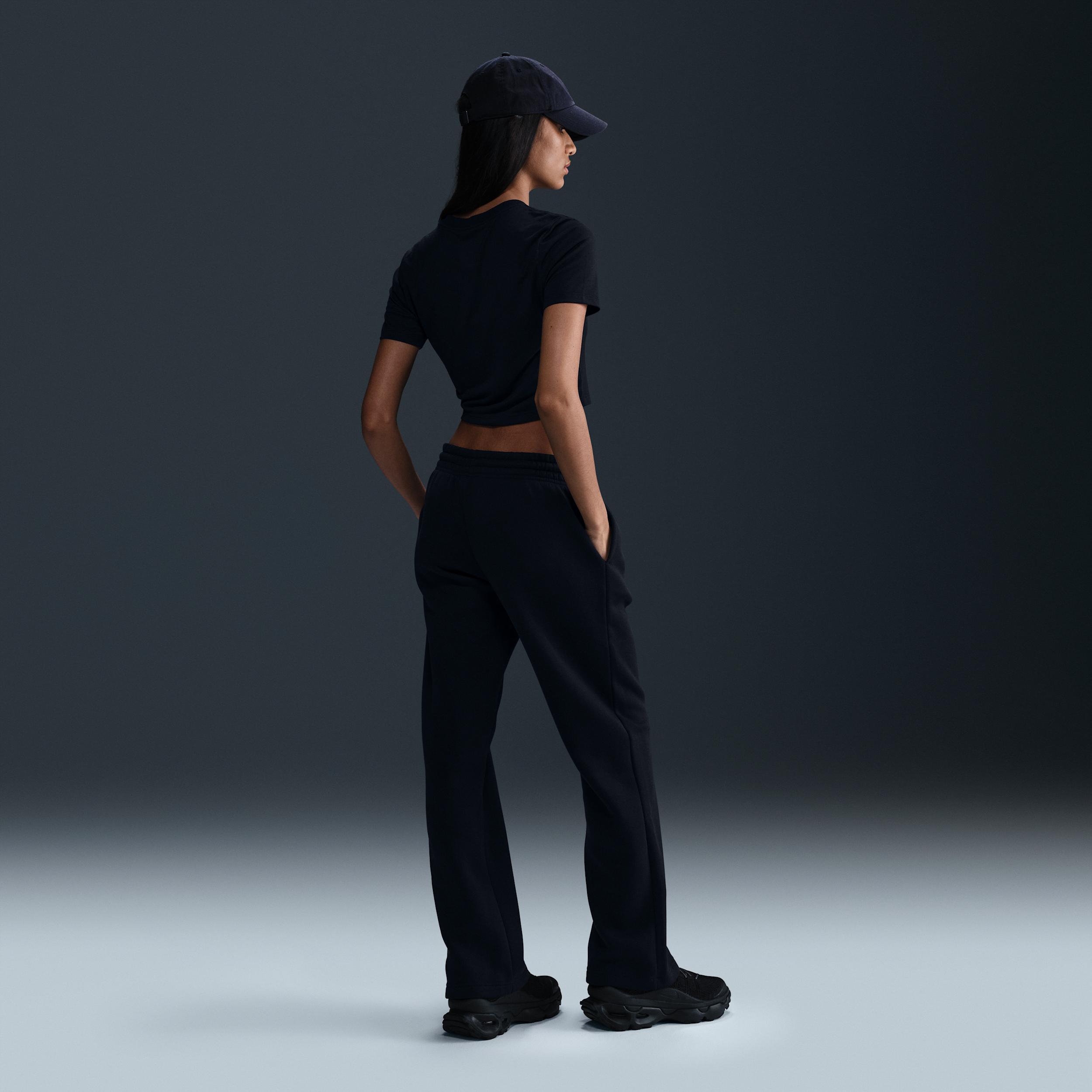 Women's Nike Sportswear Phoenix Fleece Mid-Rise Open-Hem Pants Product Image