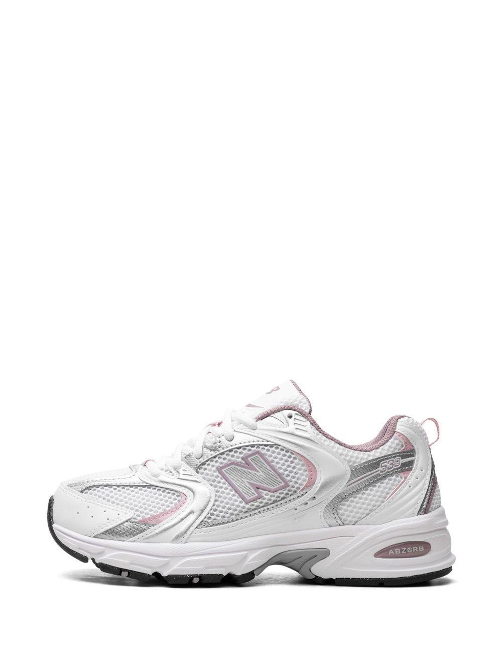 530 "White/Silver Metalic/Ice Wine/Mid Century Pin" sneakers Product Image