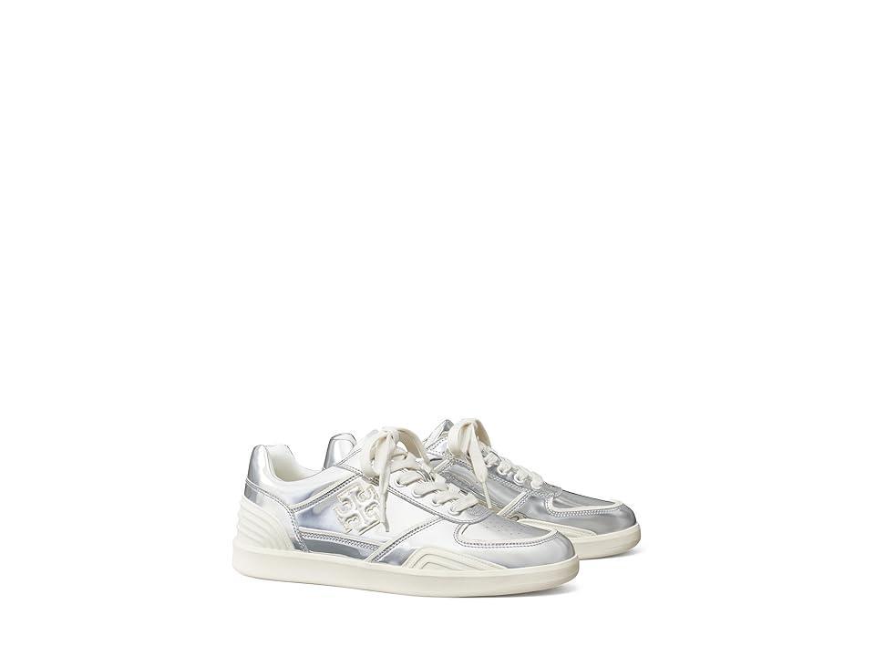 Tory Burch Womens Clover Court Lace Up Low Top Sneakers Product Image
