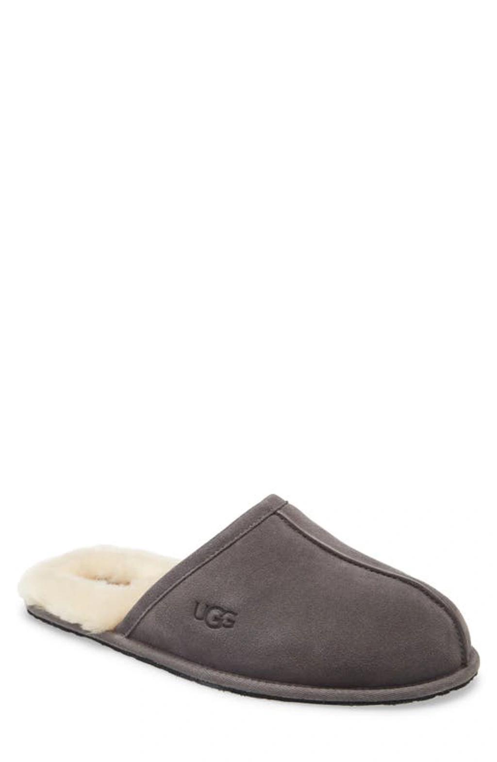 Mens Scuff Shearling Mule Slipper Product Image