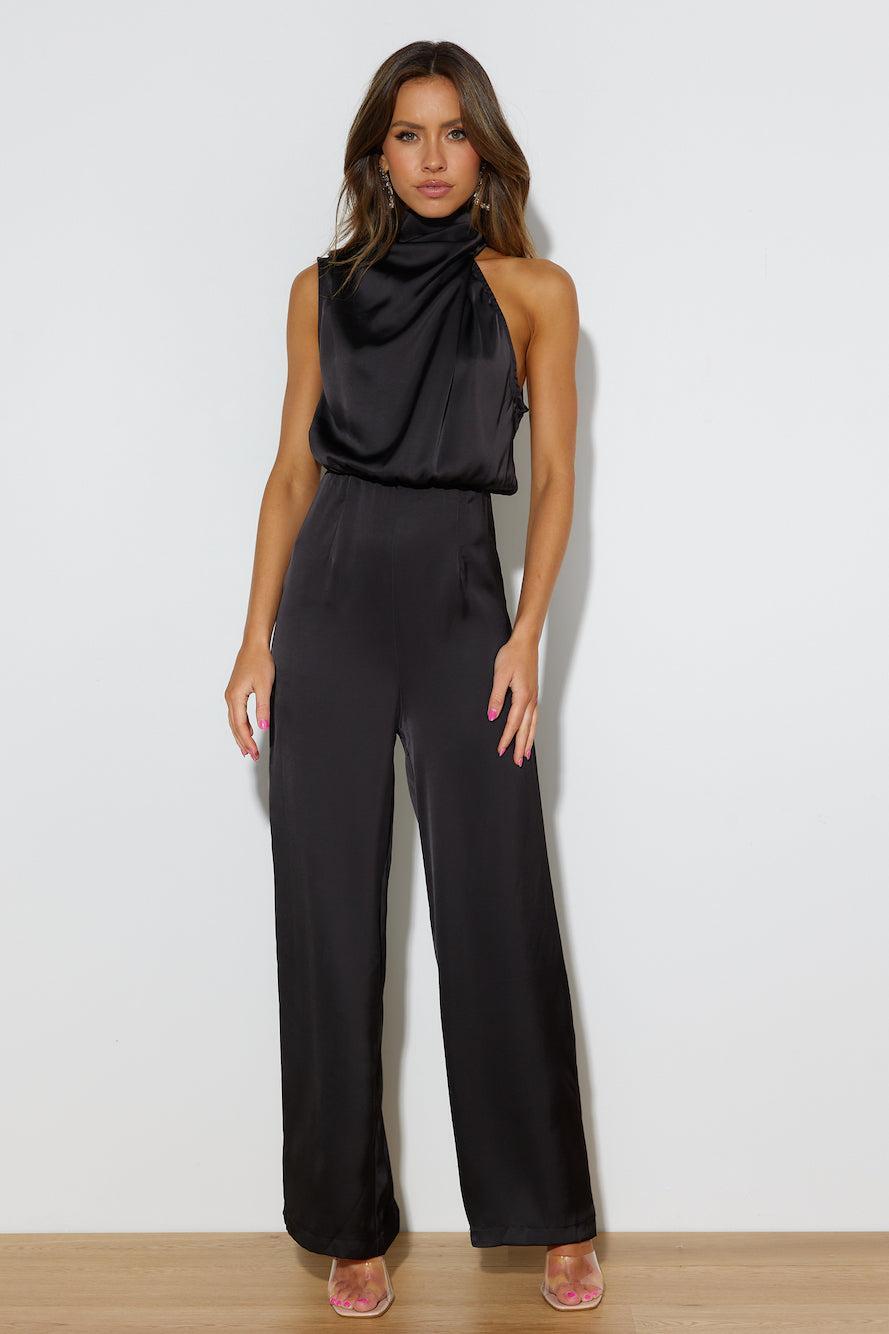 Youthful Days Jumpsuit Black Product Image