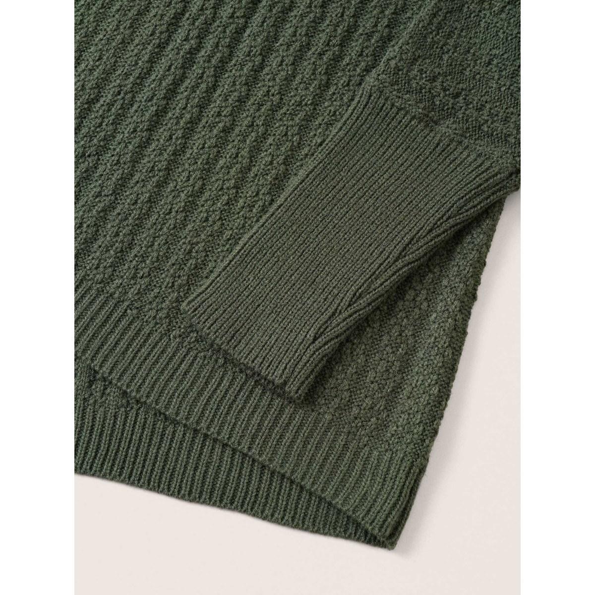 Plus Size Solid Asymmetrical Neck Batwing Sleeve Cardigan ArmyGreen Women Casual Loose Long Sleeve Everyday Cardigans BloomChic 28/5X Product Image