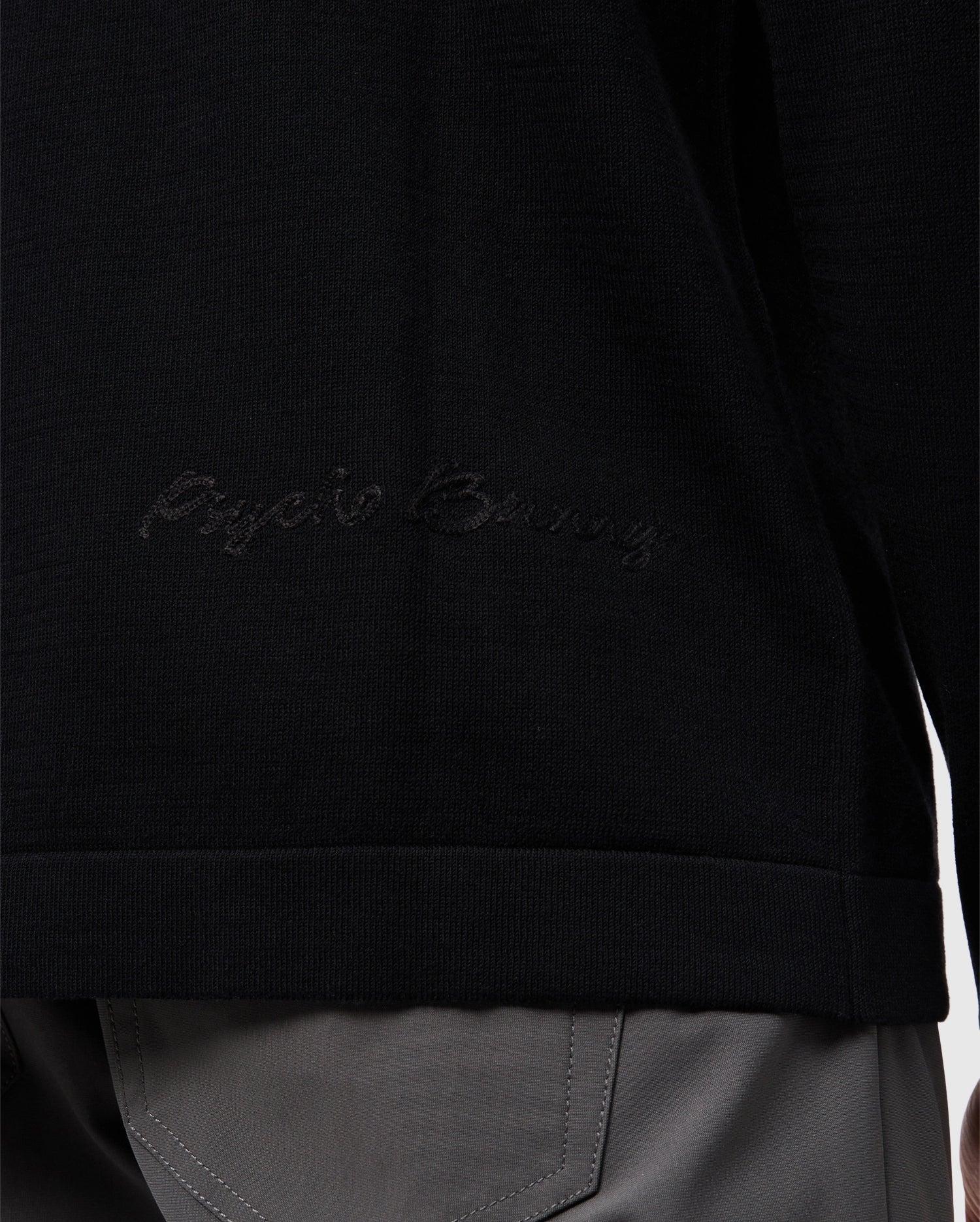 Men's Cory Chainstitch Cotton Sweater 074 STONE / XS Product Image