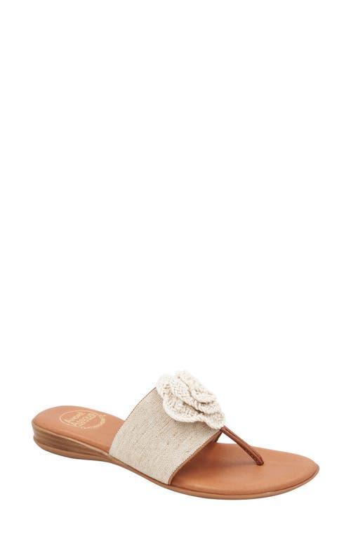 Andre Assous Womens Nara Slip On Thong Slide Sandals Product Image