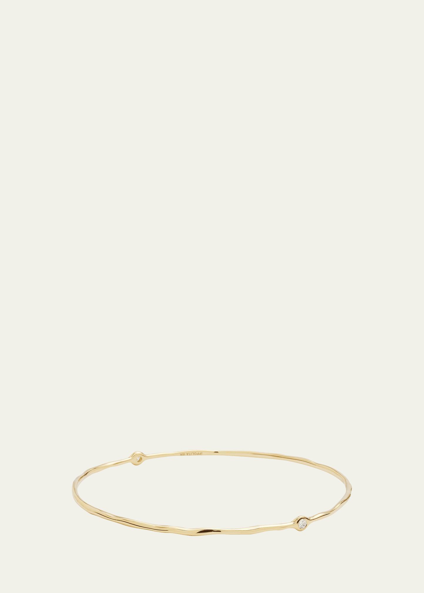 Superstar Bangle in 18K Gold with Diamonds Product Image