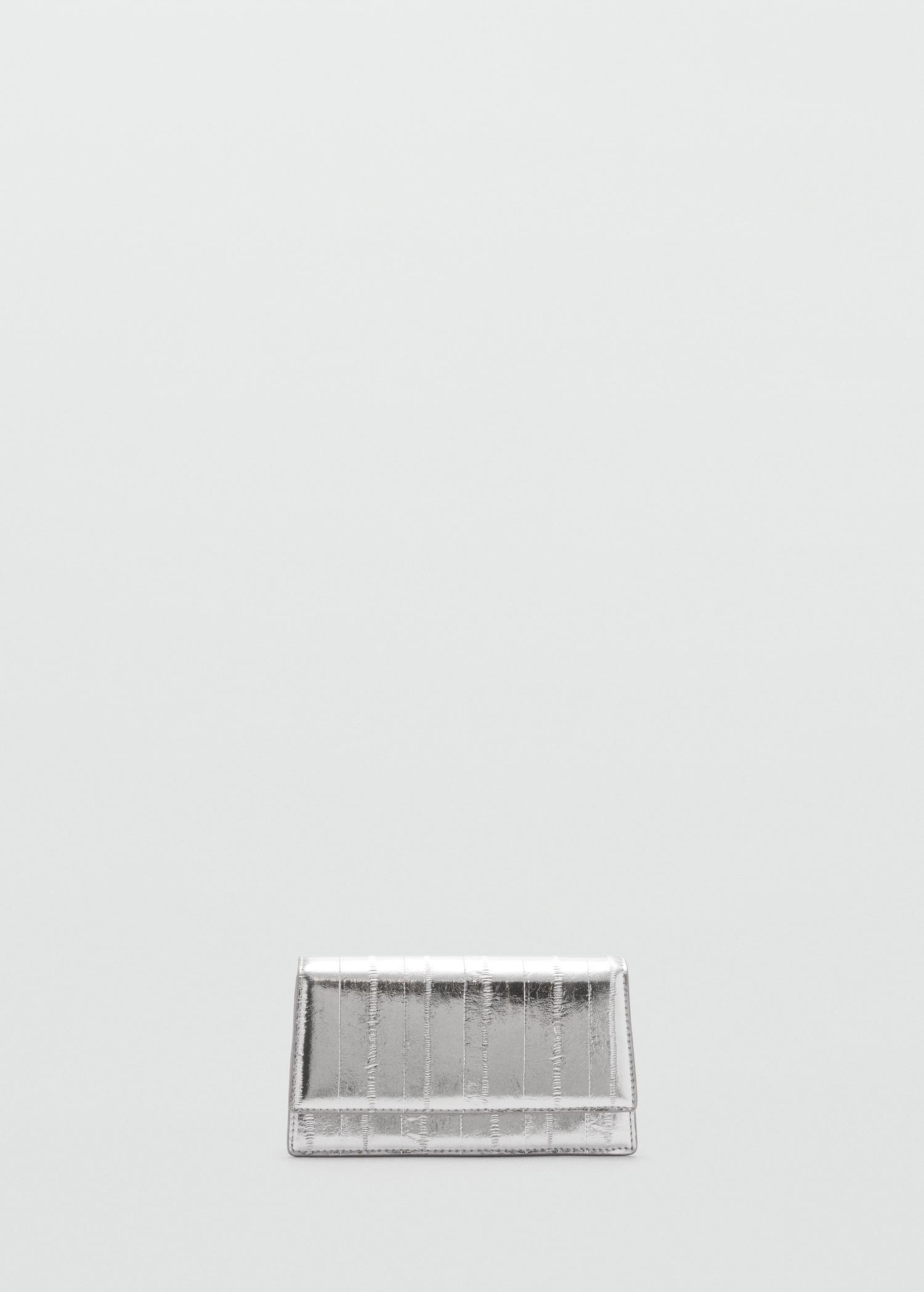 Textured leather effect bag - Women | MANGO USA Product Image