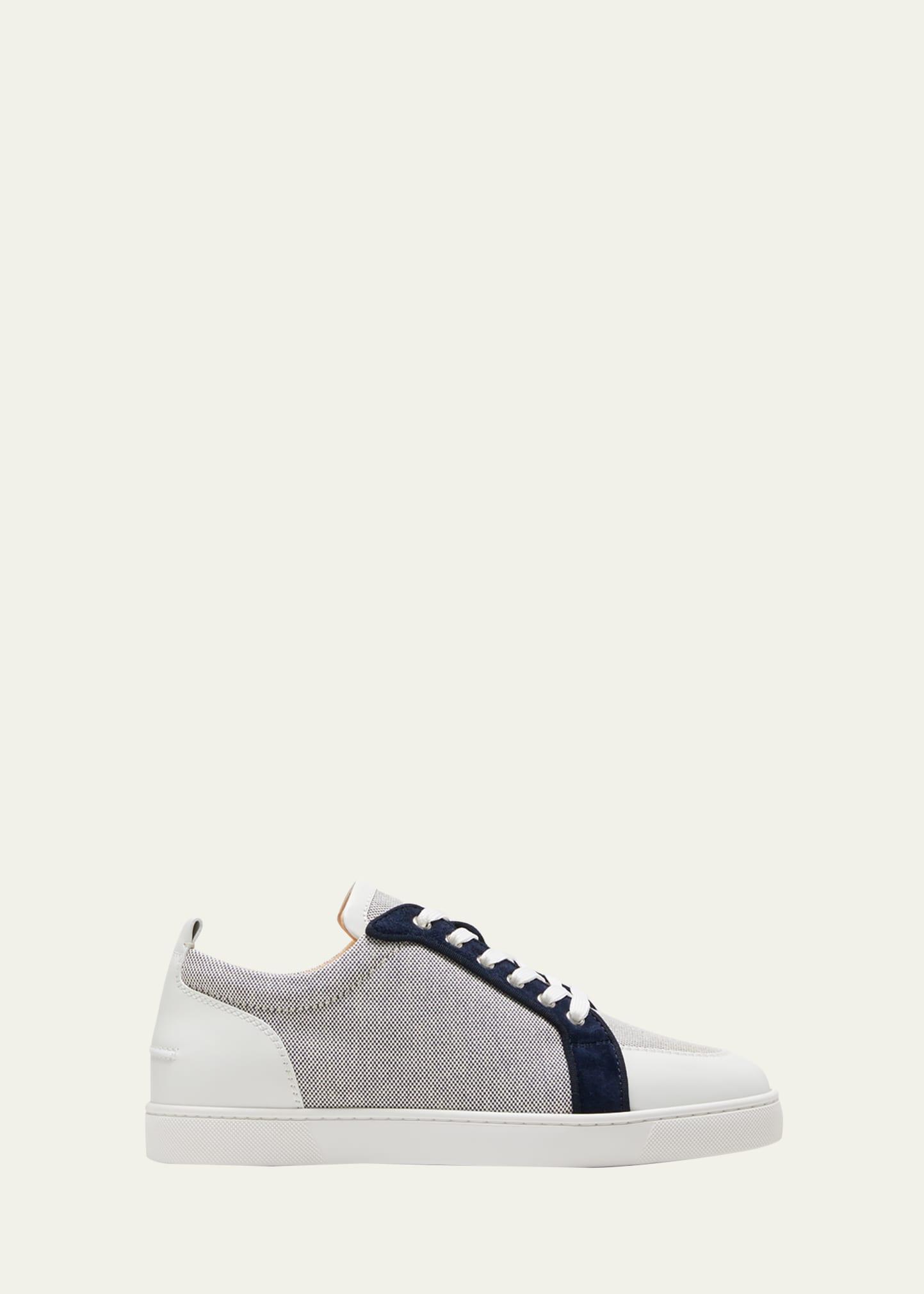 Mens Rantu Colorblock Leather Low-Top Sneakers Product Image