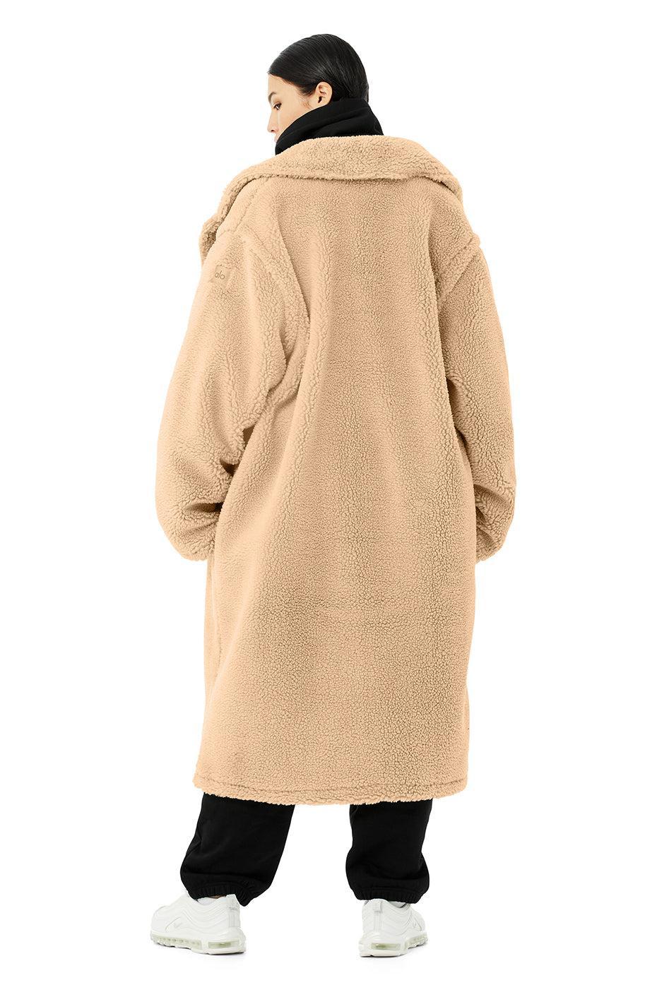 Oversized Sherpa Trench - Camel Product Image