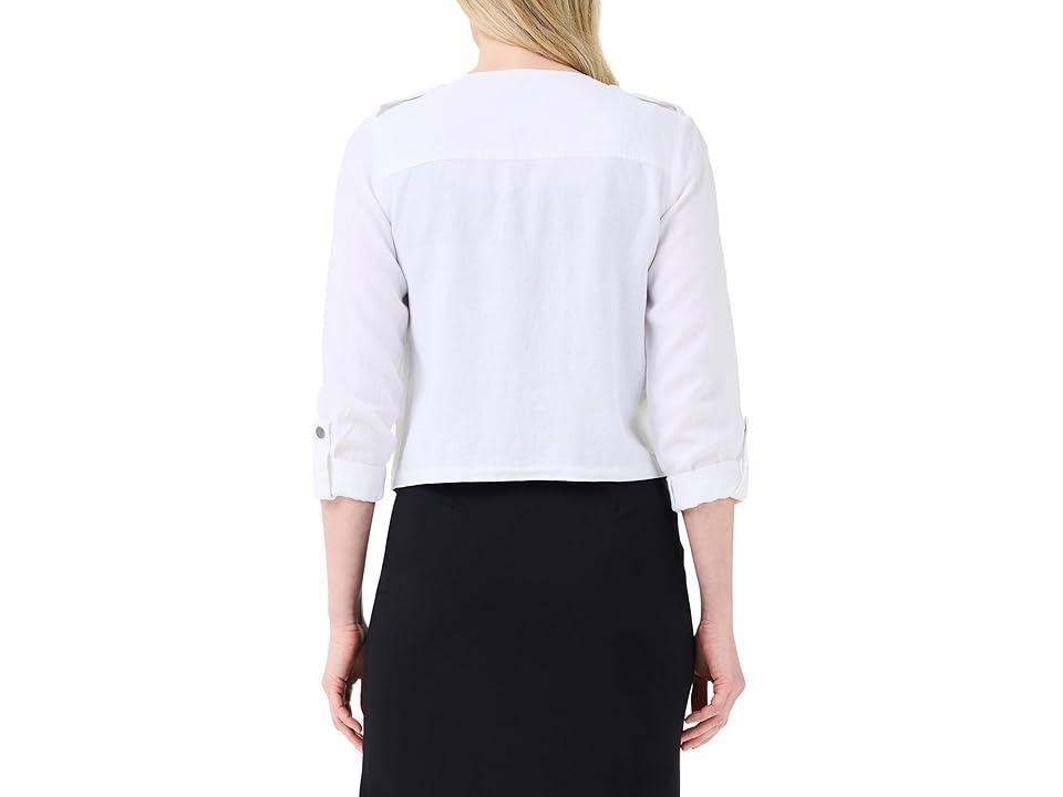 Womens Rumba Linen Moto Jacket Product Image