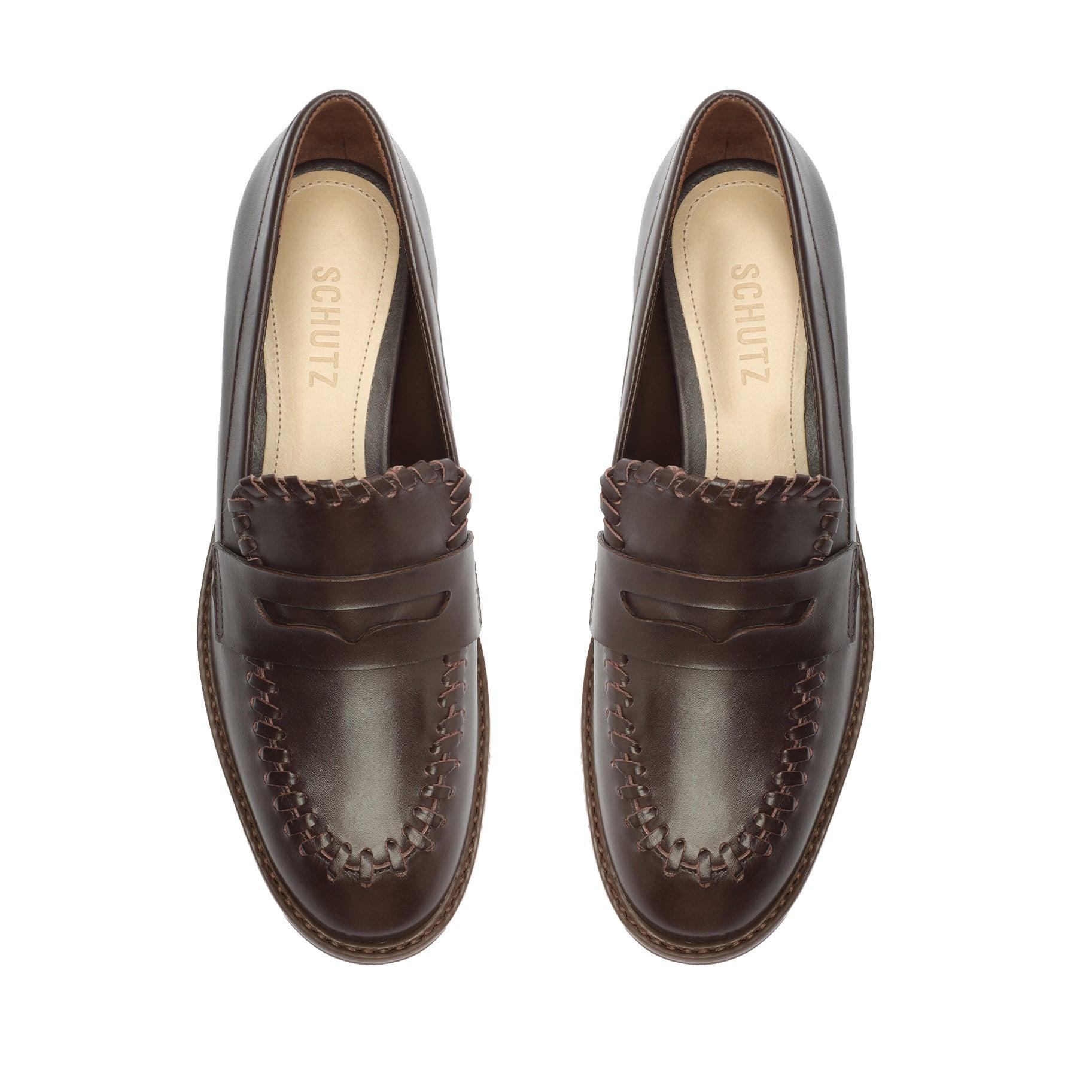 Lenon Leather Flat Female Product Image