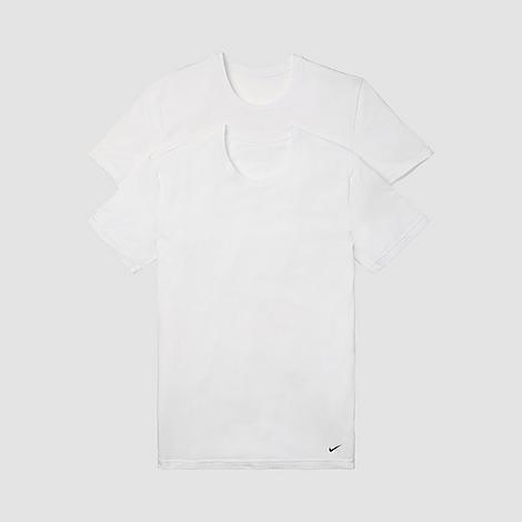 Men's Nike Dri-FIT Essential Cotton Stretch 2-Pack Crewneck Undershirt, Size: XXL, White Product Image