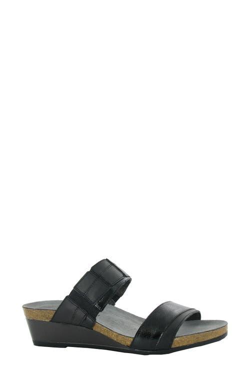 Naot Royalty (Jet Black Leather Luster Leather) Women's Shoes Product Image