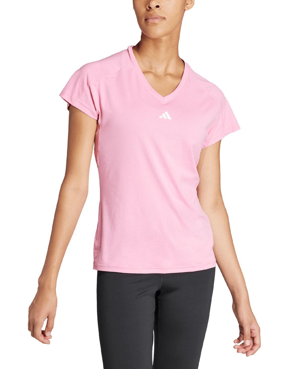 Women's adidas AEROREADY Train Essentials Minimal Tee, Size: XX Small, Black Product Image