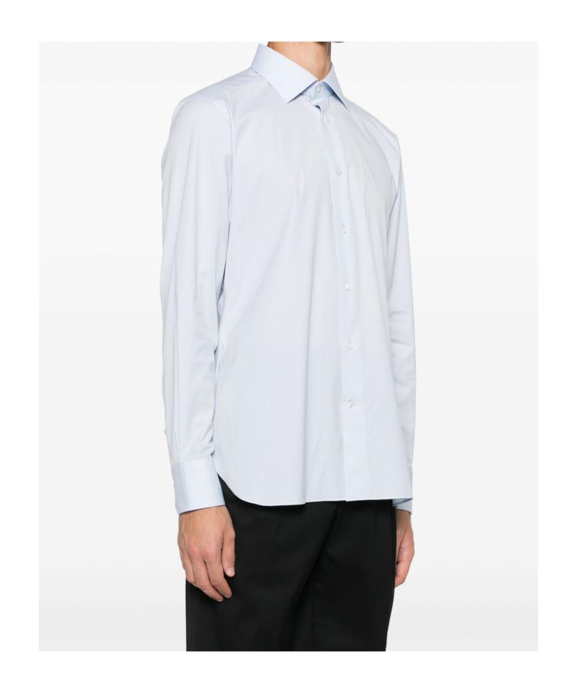 ZEGNA Cashco Shirt In 613 Light Blue Product Image
