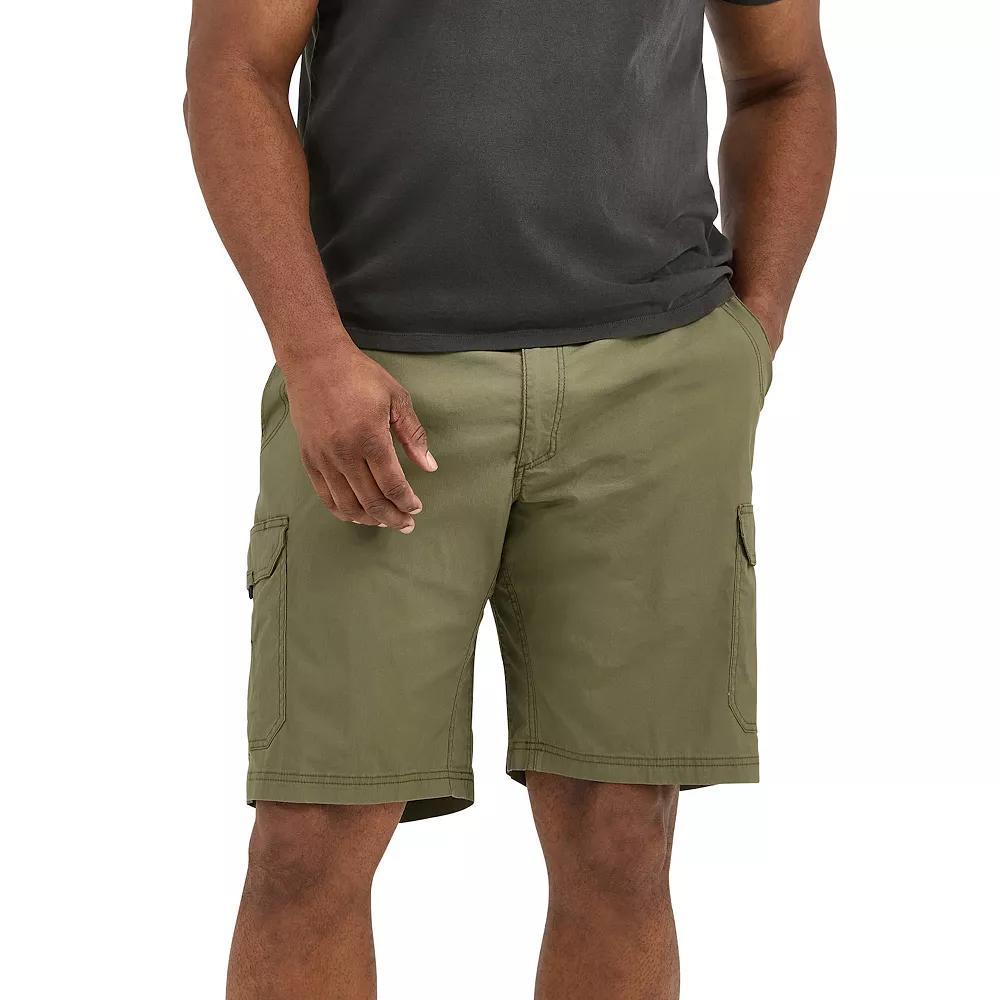 Big & Tall Lee Extreme Motion Crossroad Relaxed-Fit Cargo Shorts, Men's, Size: 48, Olive Black Product Image