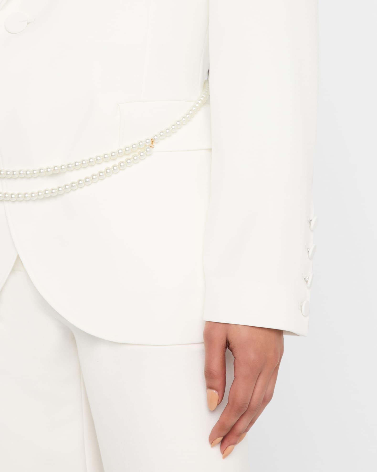 Martina Belted Crepe Blazer Product Image