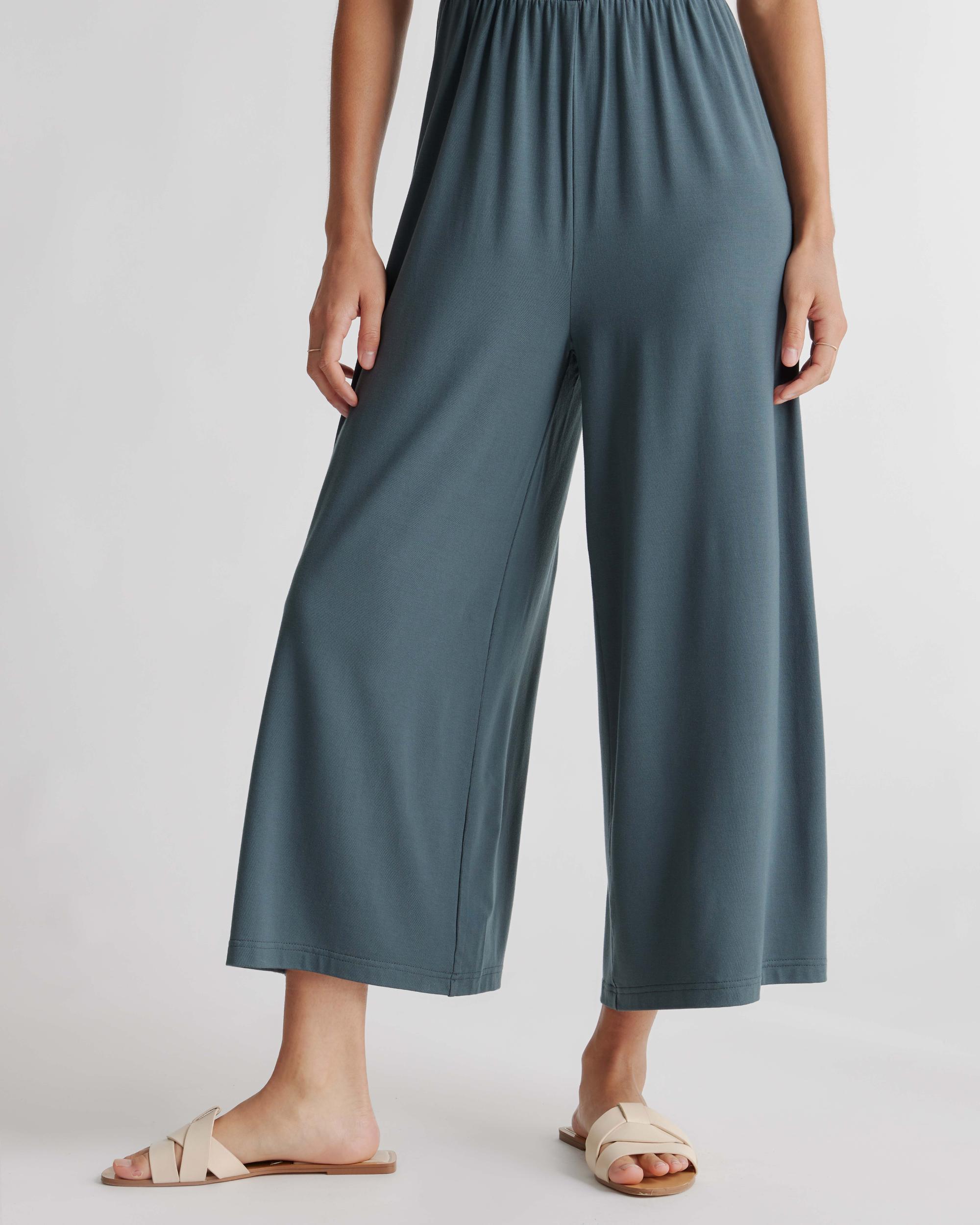 Quince | Women's Tencel Jersey Wide Leg Jumpsuit Size XS Product Image