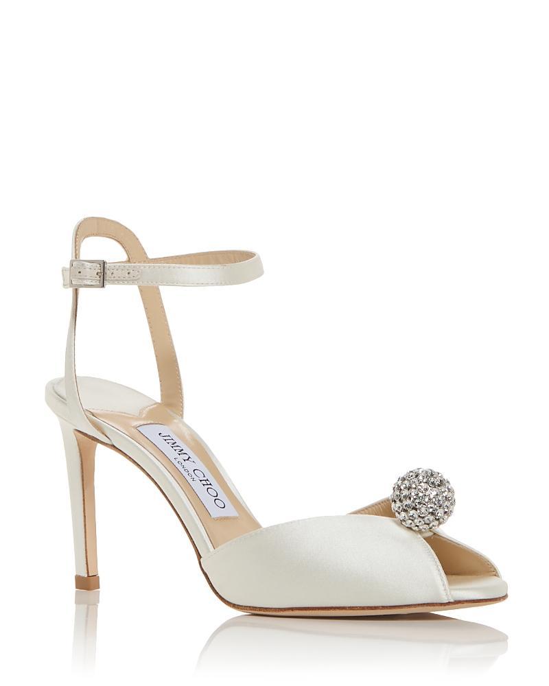 Jimmy Choo Womens Sacora 85 Ball Embellished Sandals Product Image