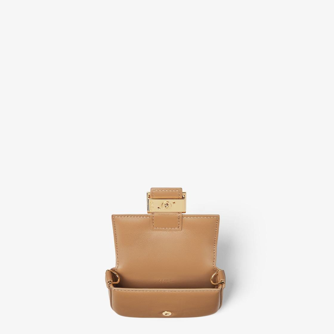 Nano Baguette CharmBeige nappa leather charm Product Image