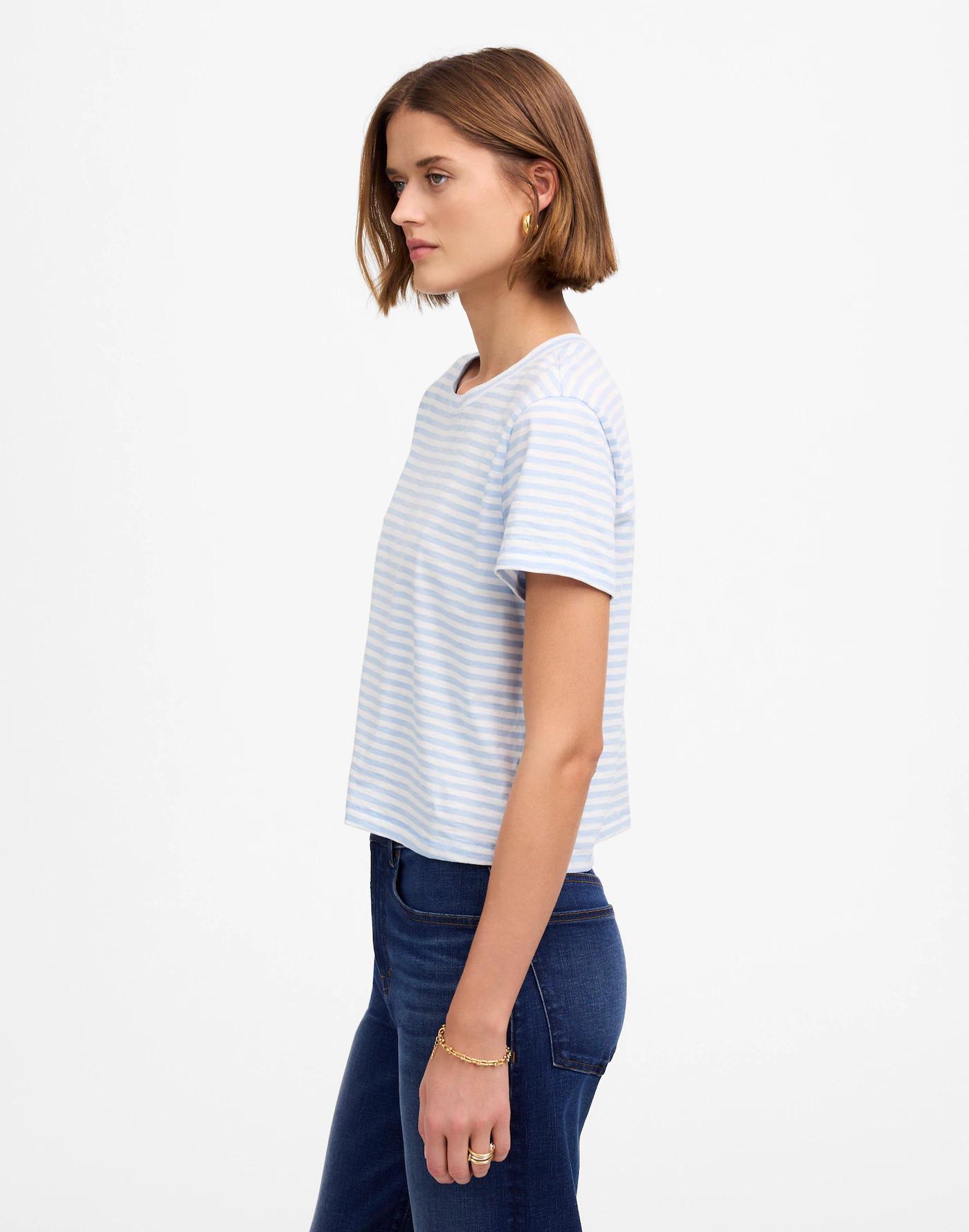 Slub Boxy-Crop Tee Product Image