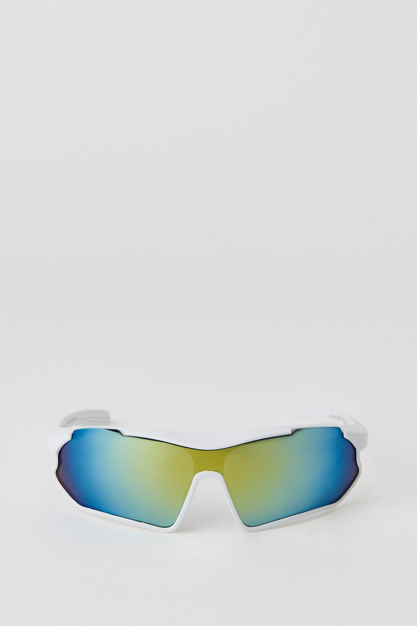 Soft Touch Sporty Shield Sunglasses Male Product Image