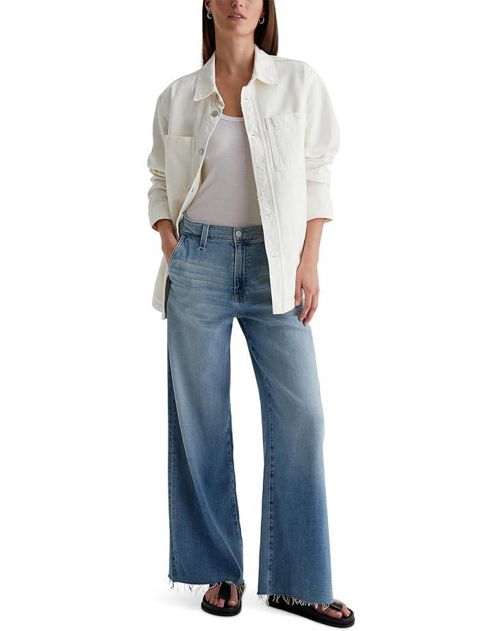 Stella Mid-Rise Wide Leg Palazzo Jeans in Escalate Product Image