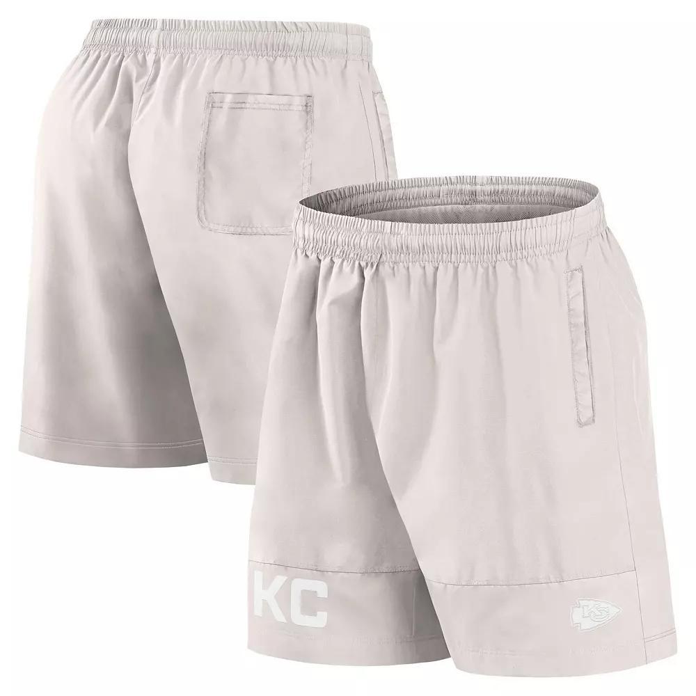 Men's Fanatics Cream Buffalo Bills Elements Shorts, Size: 3XL, Beige Product Image