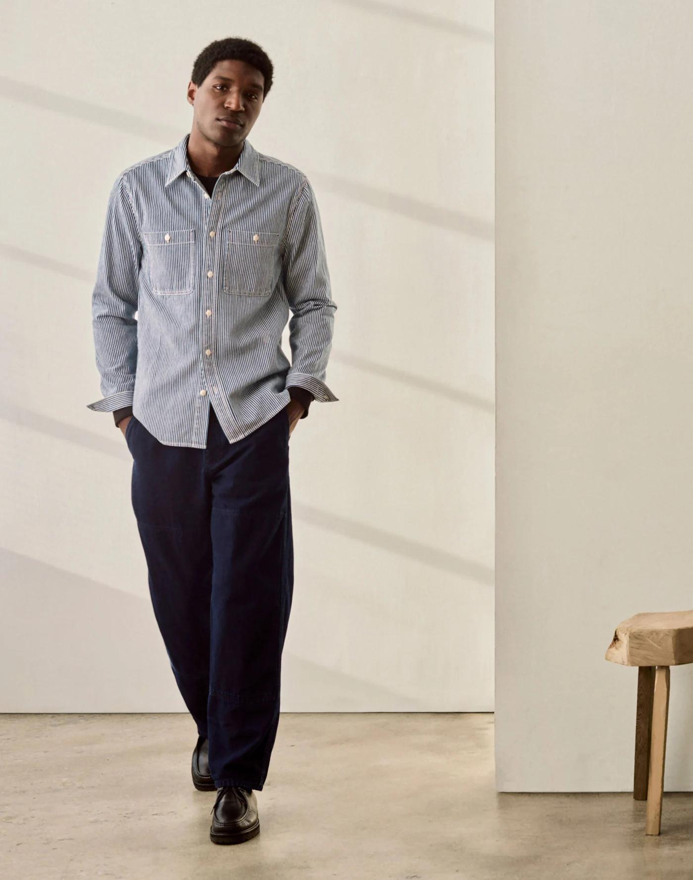 The Indigo-Dyed Canvas Utility Pant Product Image