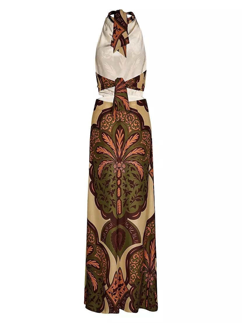 Galena Finding Peace Silk Maxi Dress Product Image