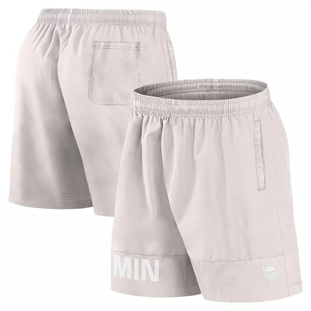 Men's Fanatics Cream Minnesota Vikings Elements Shorts, Size: Medium, Beige Product Image