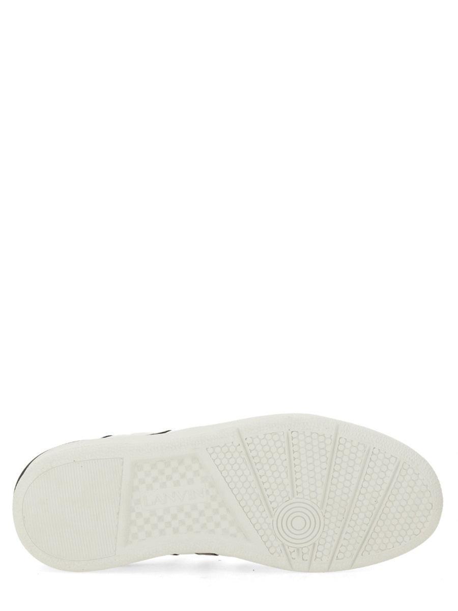 White & Black Clay Mesh Sneakers Product Image